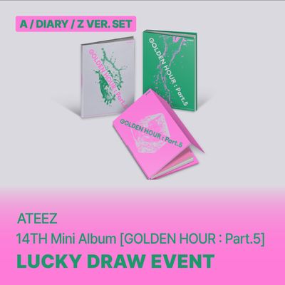 LUCKY DRAW EVENT - ATEEZ 14th Mini Album [GOLDEN HOUR : Part.5]