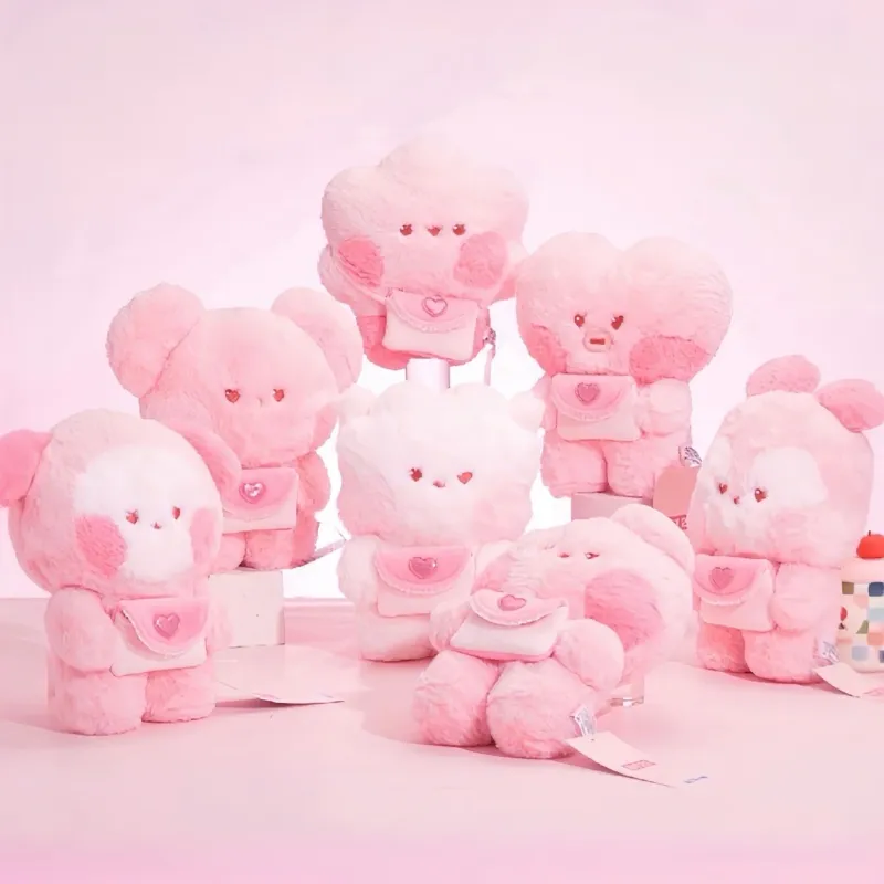 BT21 x SANFU Official Love Poem Plush Large Pink Edition BT21 x SANFU Official Love Poem Plush Large Pink Edition
