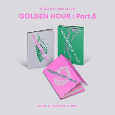ATEEZ 14th Mini Album [GOLDEN HOUR : Part.5] - A Ver. | DIARY Ver. | Z ver. (RANDOM - NO POB)
