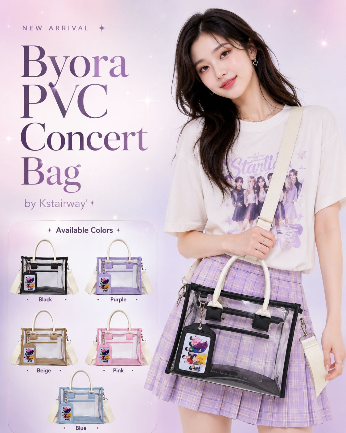 BYORA PVC Concert Bag