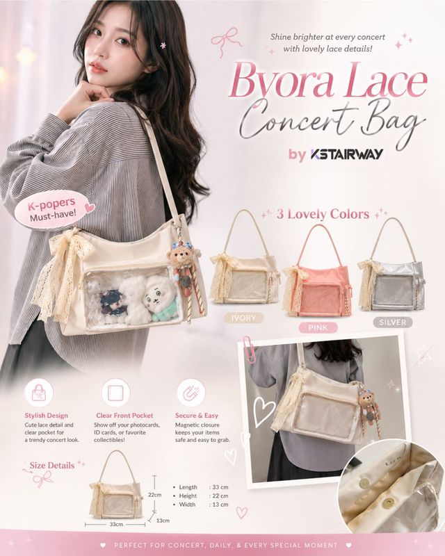 BYORA Lace Concert Bag BYORA Lace Concert Bag