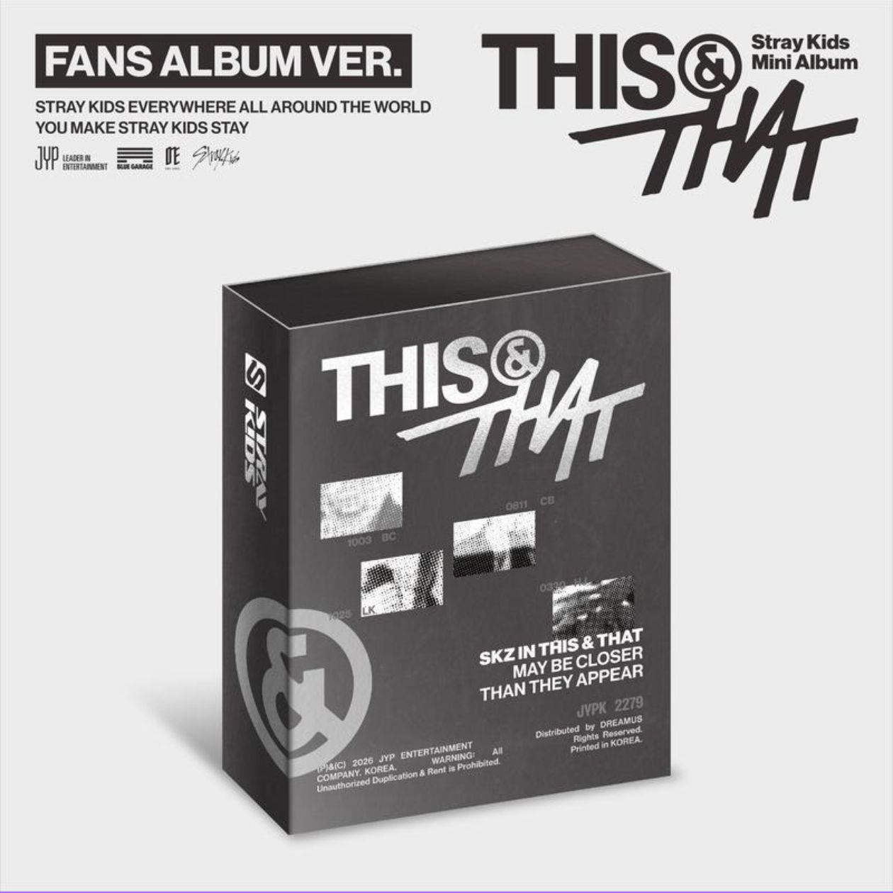 Stray Kids Mini Album 'THIS & THAT' FANS ALBUM VER.