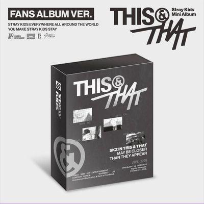 Stray Kids Mini Album 'THIS &amp; THAT' FANS ALBUM VER.