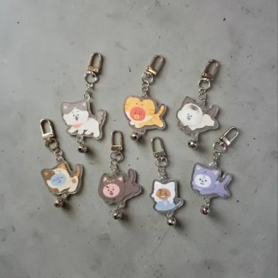 BT21 Acrylic Keyring Cat Day