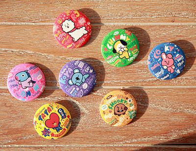 BT21 Character Badge