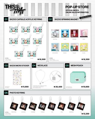 Stray Kids "THIS &amp; THAT" POP-UP STORE OFFICIAL MERCH [ONLINE]
