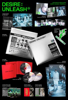 ENHYPEN 6TH MINI ALBUM DESIRE : UNLEASH - ENGENE ver. (Random) - NO POB