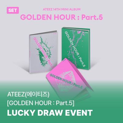 [LUCKY DRAW EVENT] ATEEZ 14th Mini Album [GOLDEN HOUR : Part.5] - SOUNDWAVE