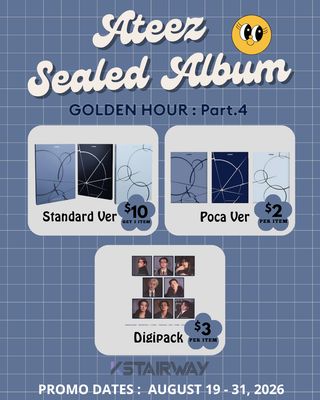 [AUGUST SALE] SEALED ALBUM 90% OFF