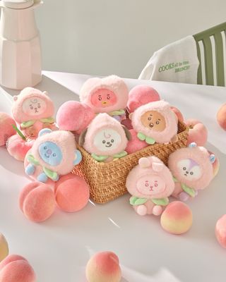 BT21 Peach Holic Plush Keyring BT21 Peach Holic Plush Keyring