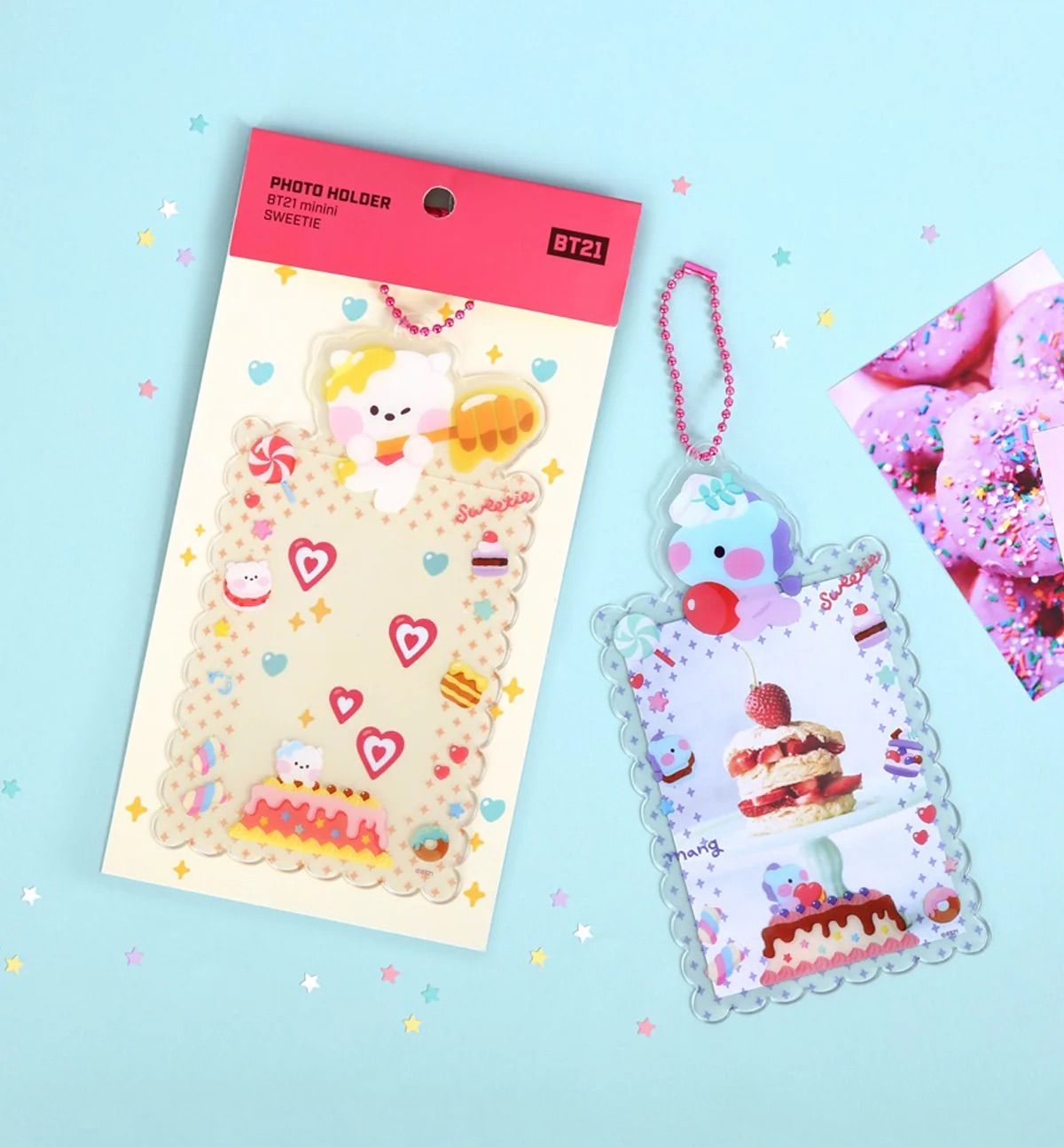 BT21 minini Photo Holder SWEETIE, Choose Item: RJ