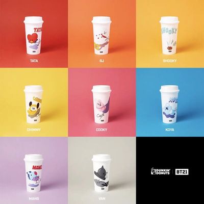 BT21 x Dunkin' Donuts Reusable Cup Koya BT21 x Dunkin' Donuts Reusable Cup Koya