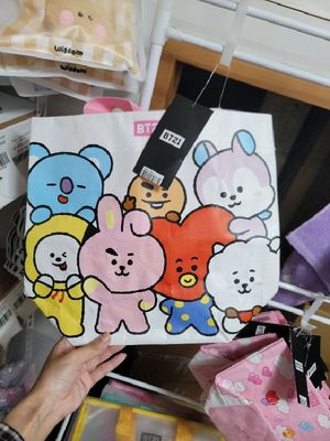 BT21 Reusable Bag White