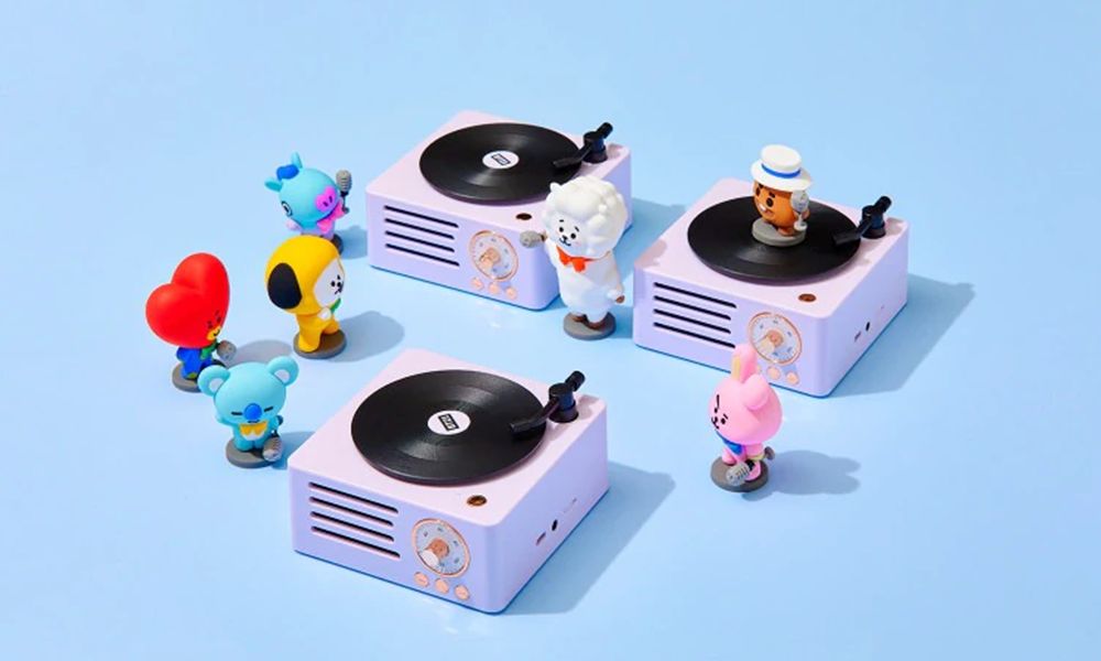 BT21 Turntable Bluetooth Speaker RJ