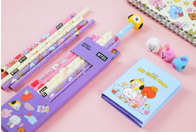 BT21 MY LITTLE BUDDY PENCIL SET / 6EA