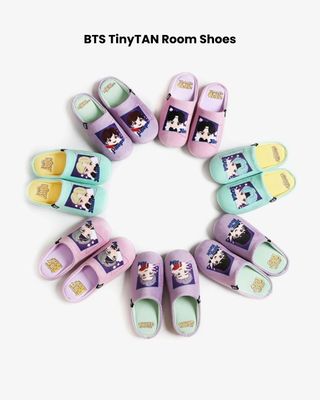 BTS TinyTAN Room Shoes