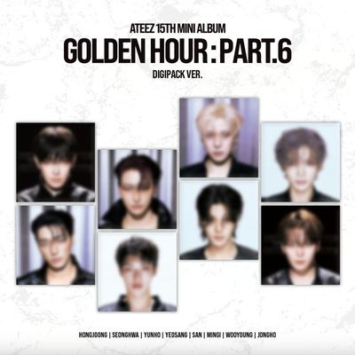 ATEEZ - 15TH MINI ALBUM [GOLDEN HOUR : Part.6] DIGIPACK VER. (SET)