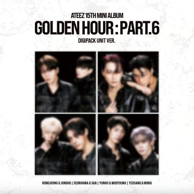 ATEEZ - 15TH MINI ALBUM [GOLDEN HOUR : Part.6] DIGIPACK UNIT VER. (SET)