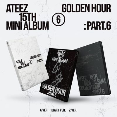 ATEEZ - 15TH MINI ALBUM [GOLDEN HOUR : Part.6] SET