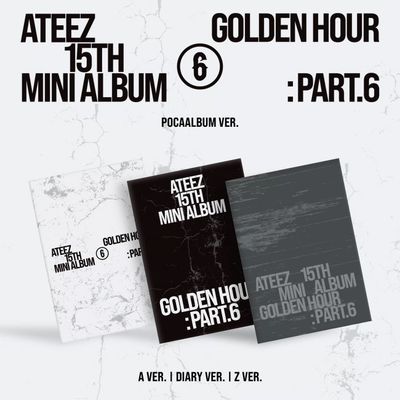 ATEEZ - 15TH MINI ALBUM [GOLDEN HOUR : Part.6] POCAALBUM SET