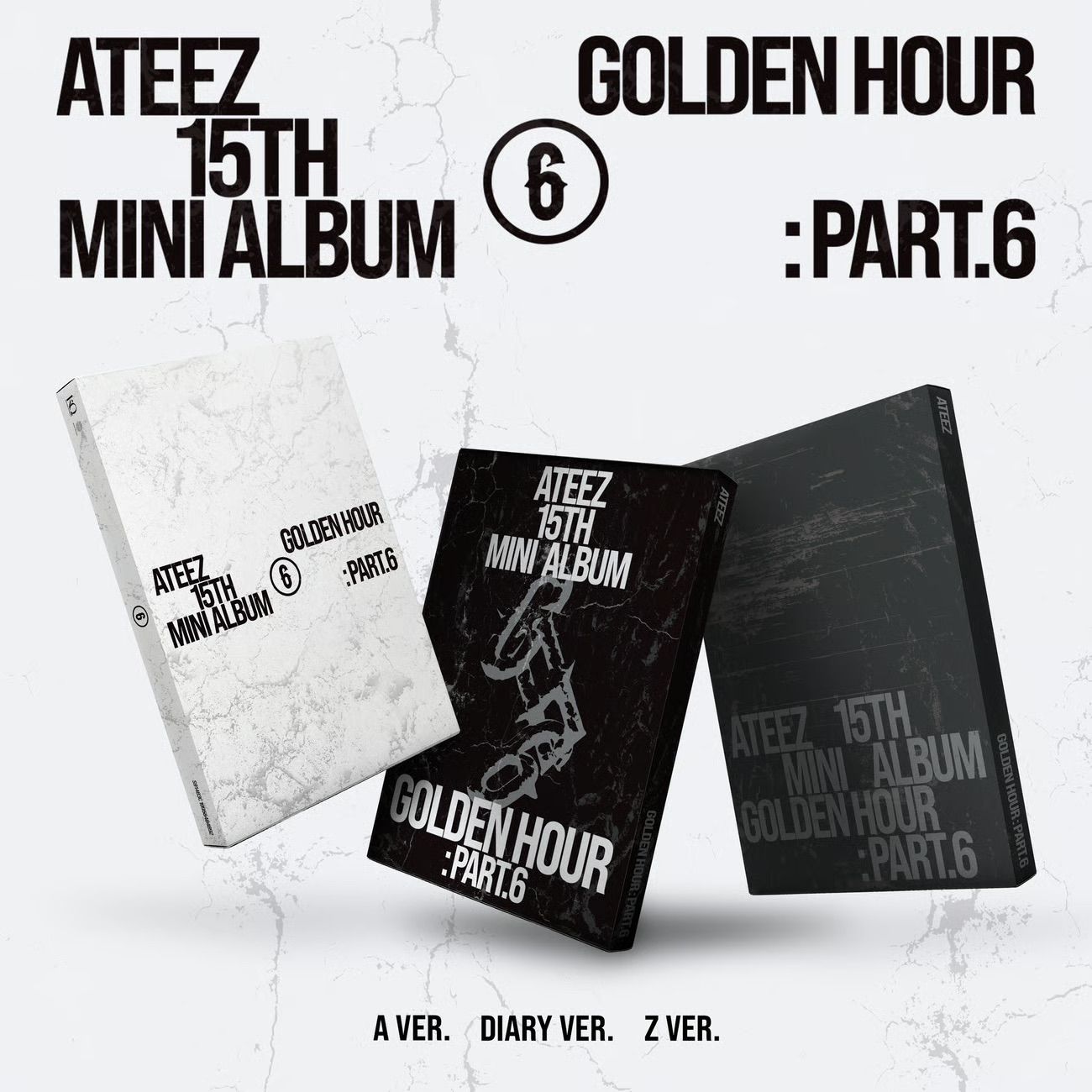 ATEEZ - 15TH MINI ALBUM [GOLDEN HOUR : Part.6] TOKTOQ SET VER.