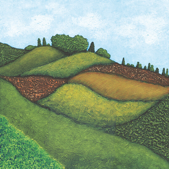 Patchwork Downs, South Downs FINE ART PRINT