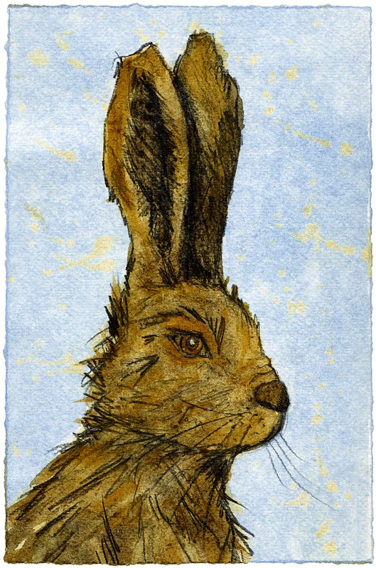 'March Hare' ORIGINAL PAINTING