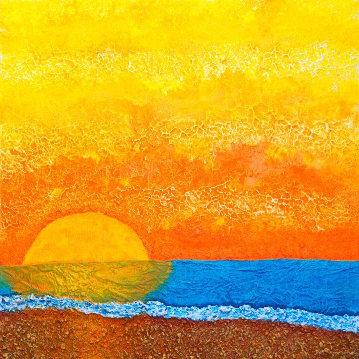 'Daybreak' Brighton Beach, Sussex Coast ORIGINAL PAINTING