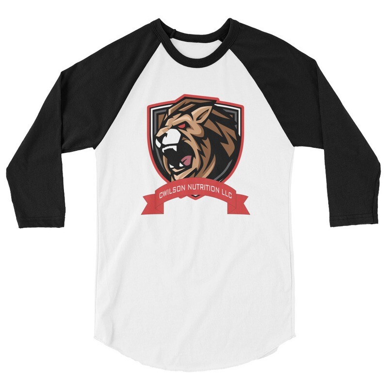 Unisex 3/4 Length Baseball tee