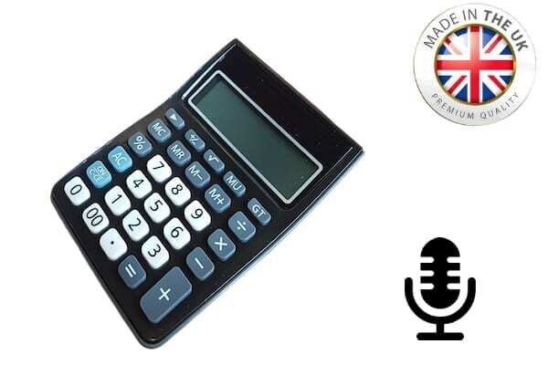 SPY CALCULATOR RECORDER
(VOICE ACTIVATED)