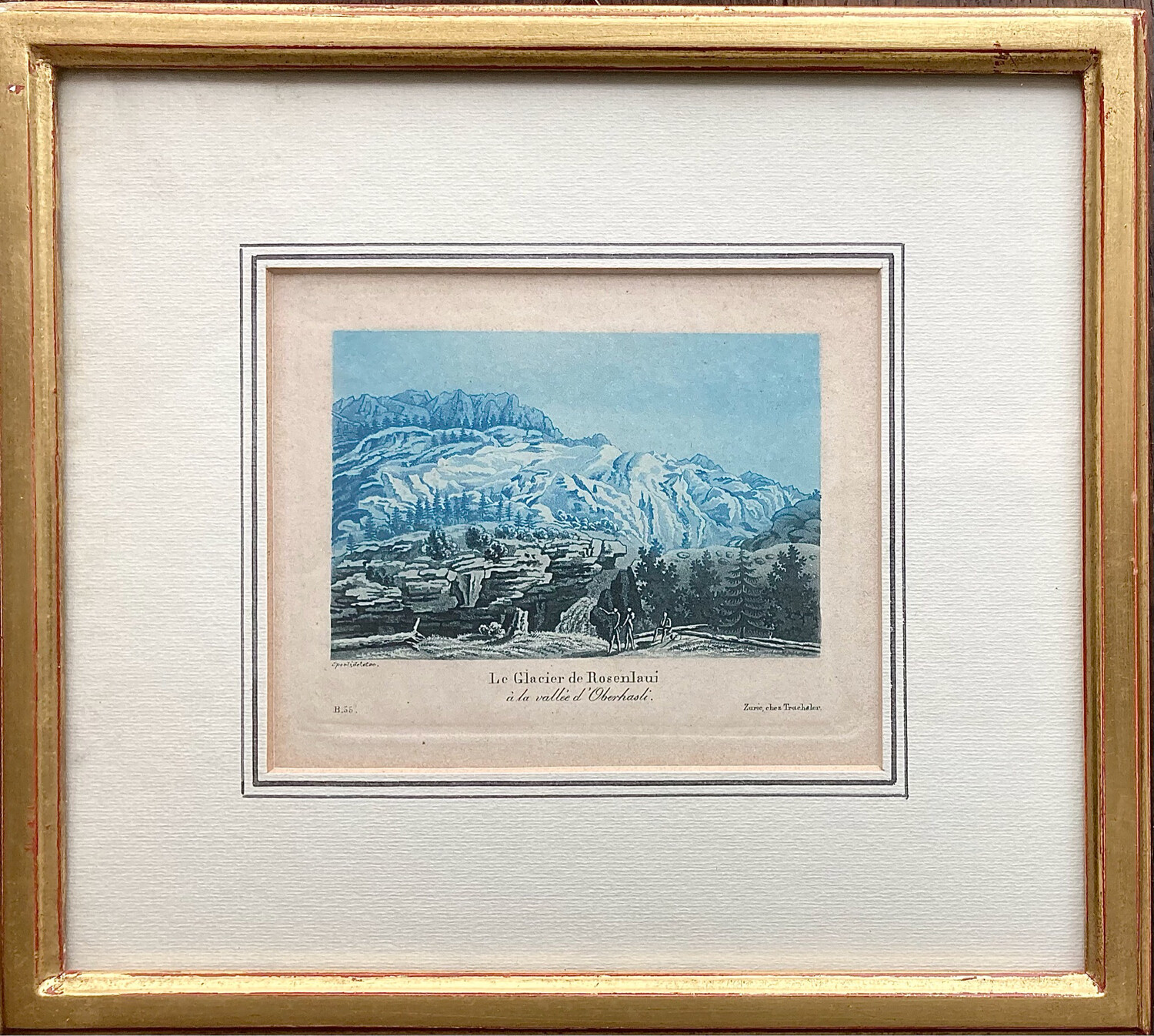 Schweiz Glacier de Rosenlaui