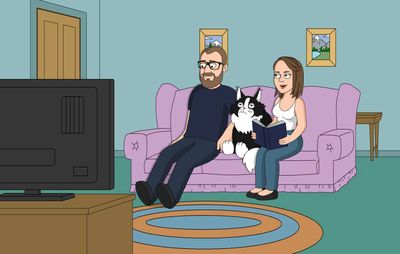 Portrét ve stylu Griffinových