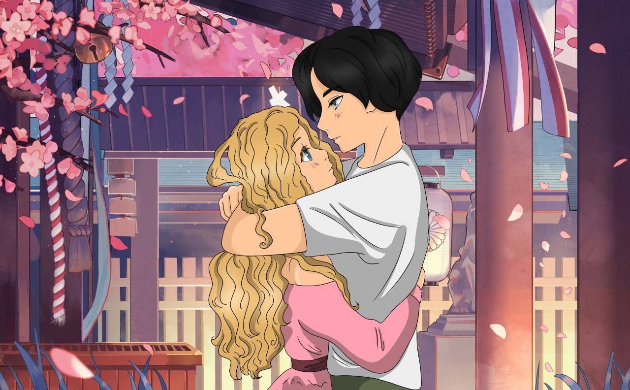 Portrét ve stylu Anime