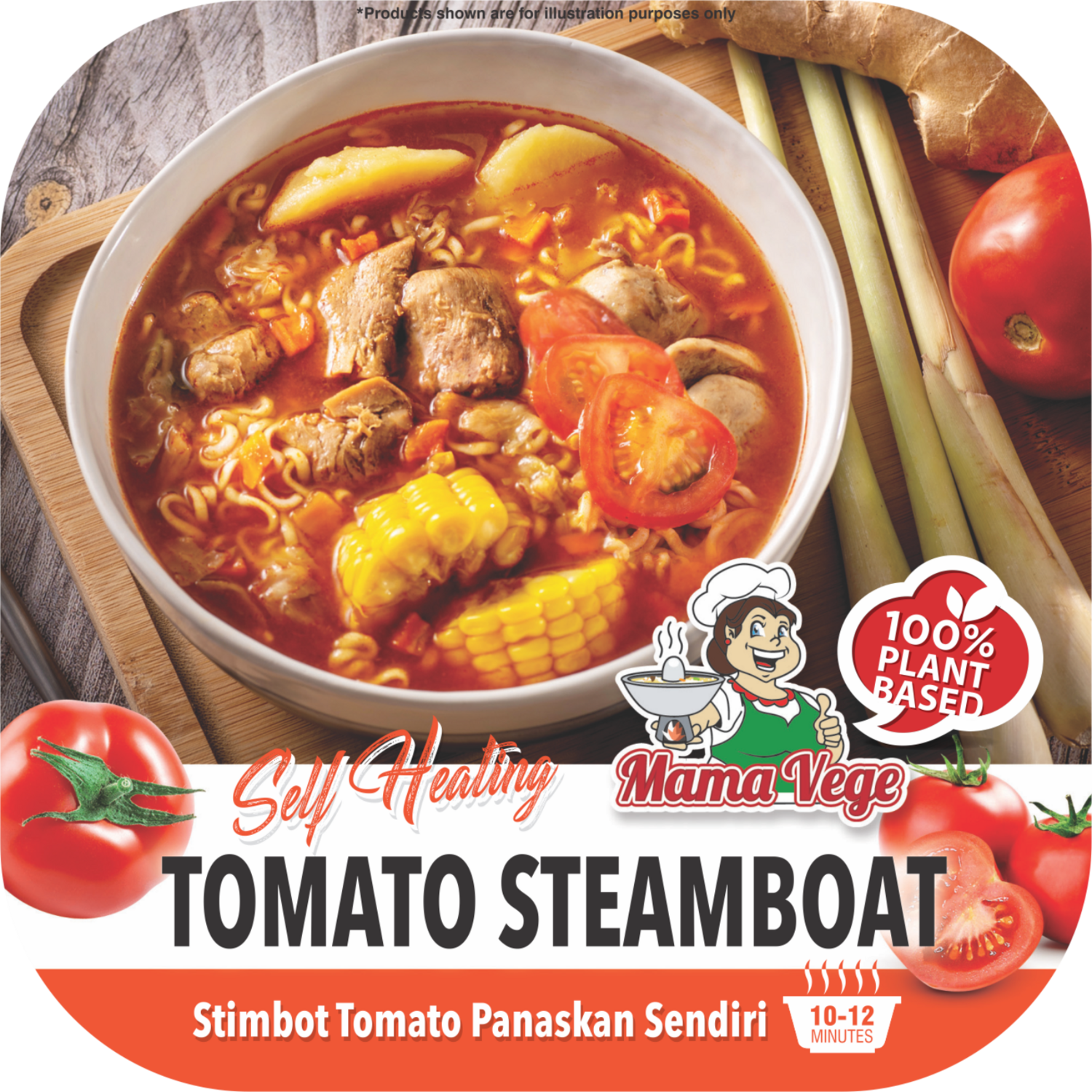 Vegetarian Self-Heating Tomato Steamboat