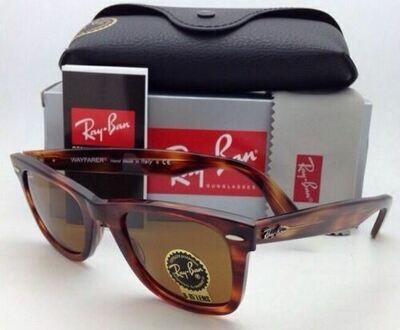 Sunglasses RB 2140 901 54-18 WAYFARER Classic Light Tortoise Frames with Brown Lenses