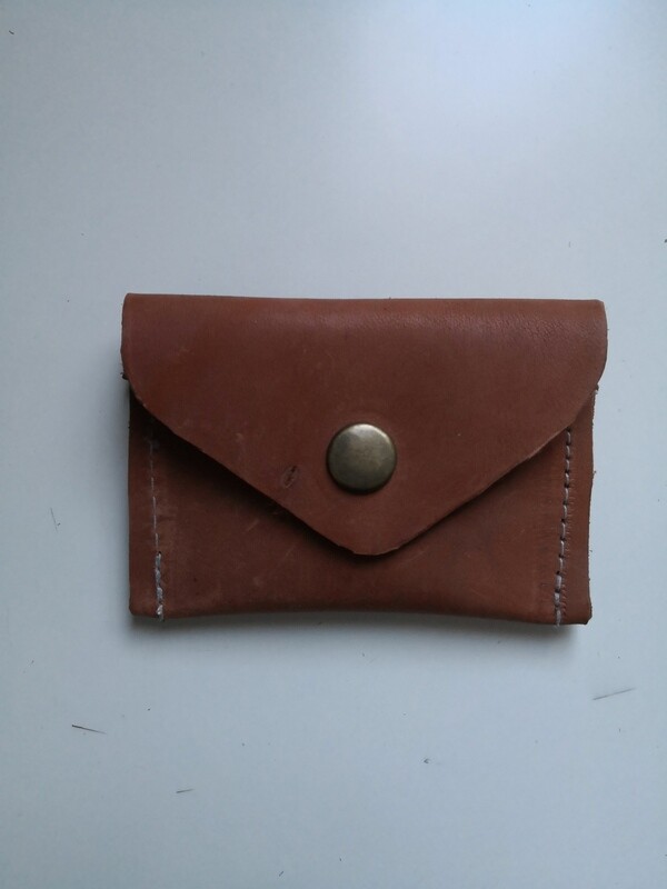 Leather coin purse
