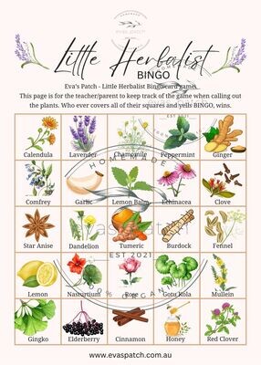 Little Herbalist BINGO