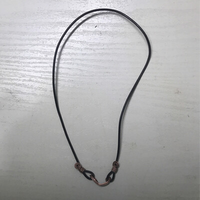 Leather choker