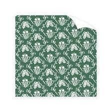 DGWH - GREEN FLORA BOW WRAPING PAPER ROLL