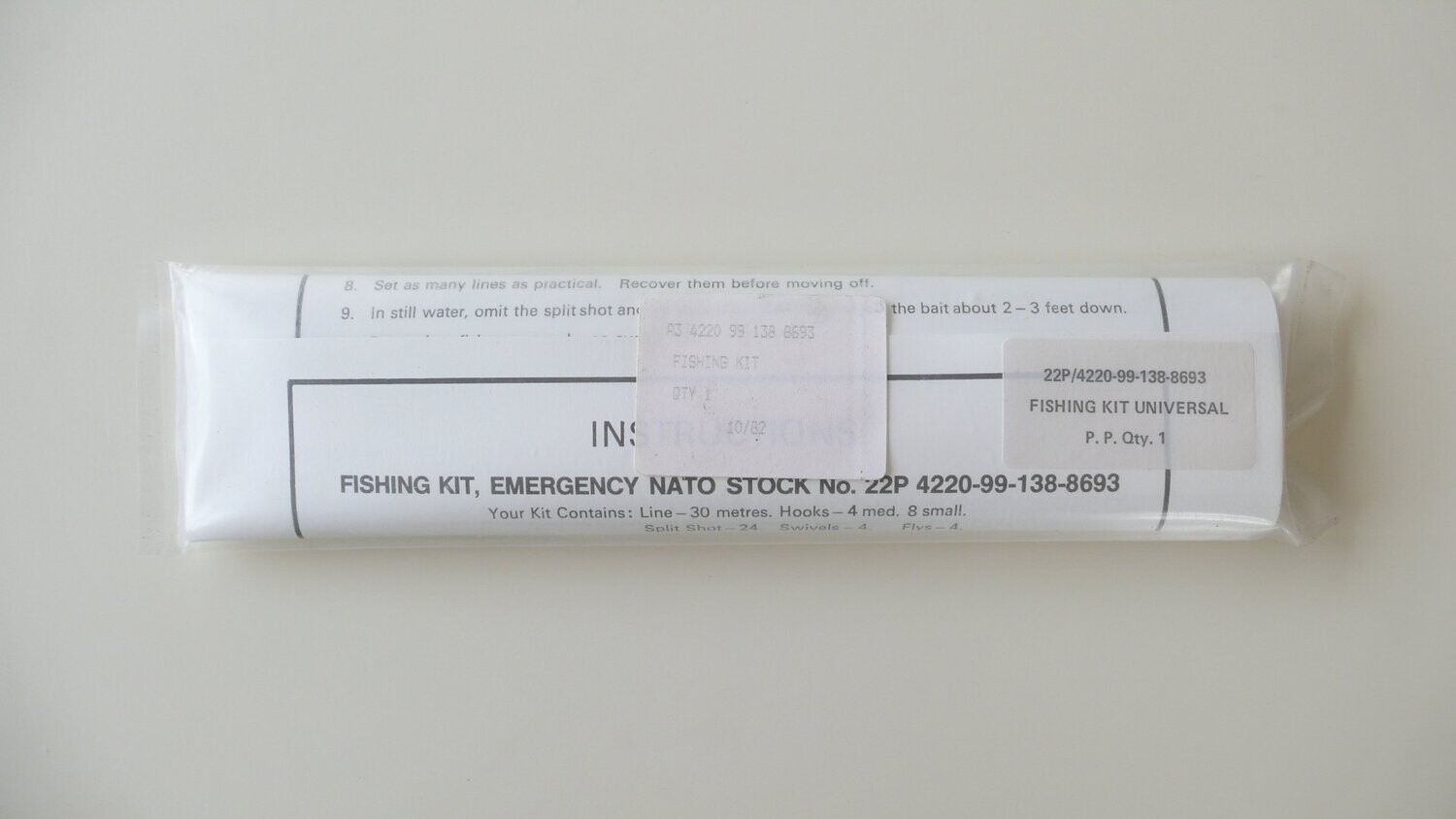 1980s NATO Emergency Fishing Kit