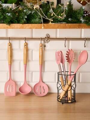 Кухонный набор розовый