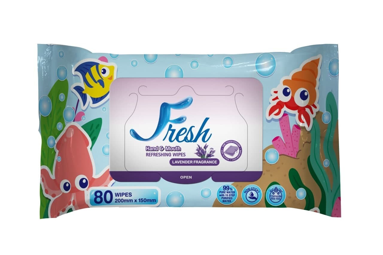 FRESH - Lavender Wipes 30 Sheets