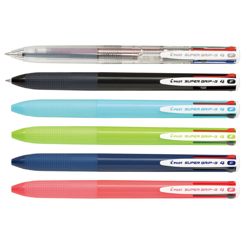 Pilot - BPKGG35FB Super Grip 4 Colours Pen