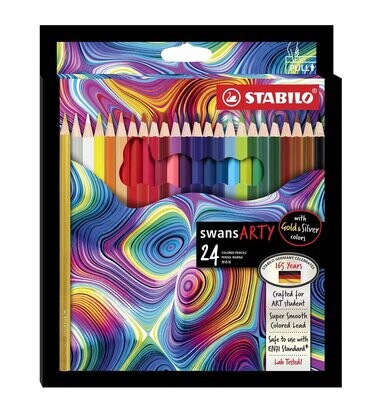 Stabilo Swans - 1520A/24 Swans Arty Coloured Pencils 24&#39;s