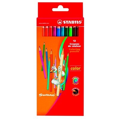 Stabilo Swans - S1667T Water Colour Pencils 12s