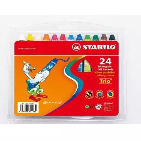 Stabilo Swans - 2624 Oil Pastel 24 Colour