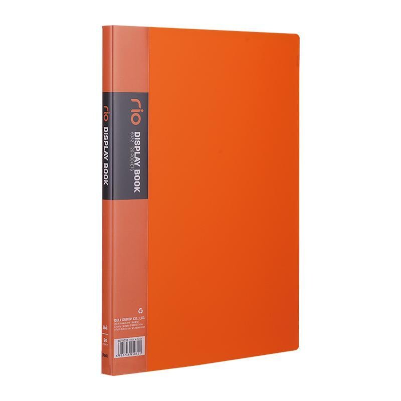 Deli - D5032 Display Book Clear Holder A4 (20 Pockets)