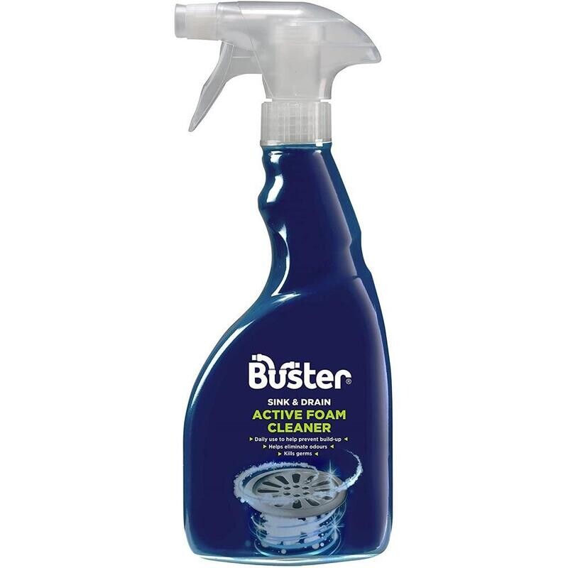 BUSTER Sink &amp;Drain Active Foam Cleaner (500ml)