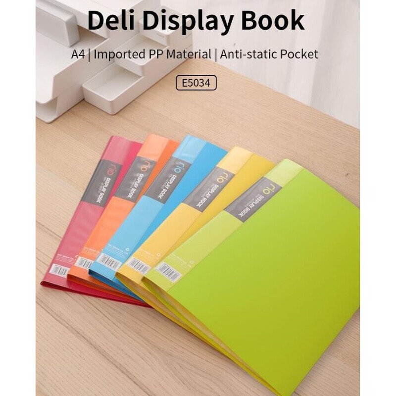 Deli - D5034 Display Book Clear Holder A4 (40 pockets)