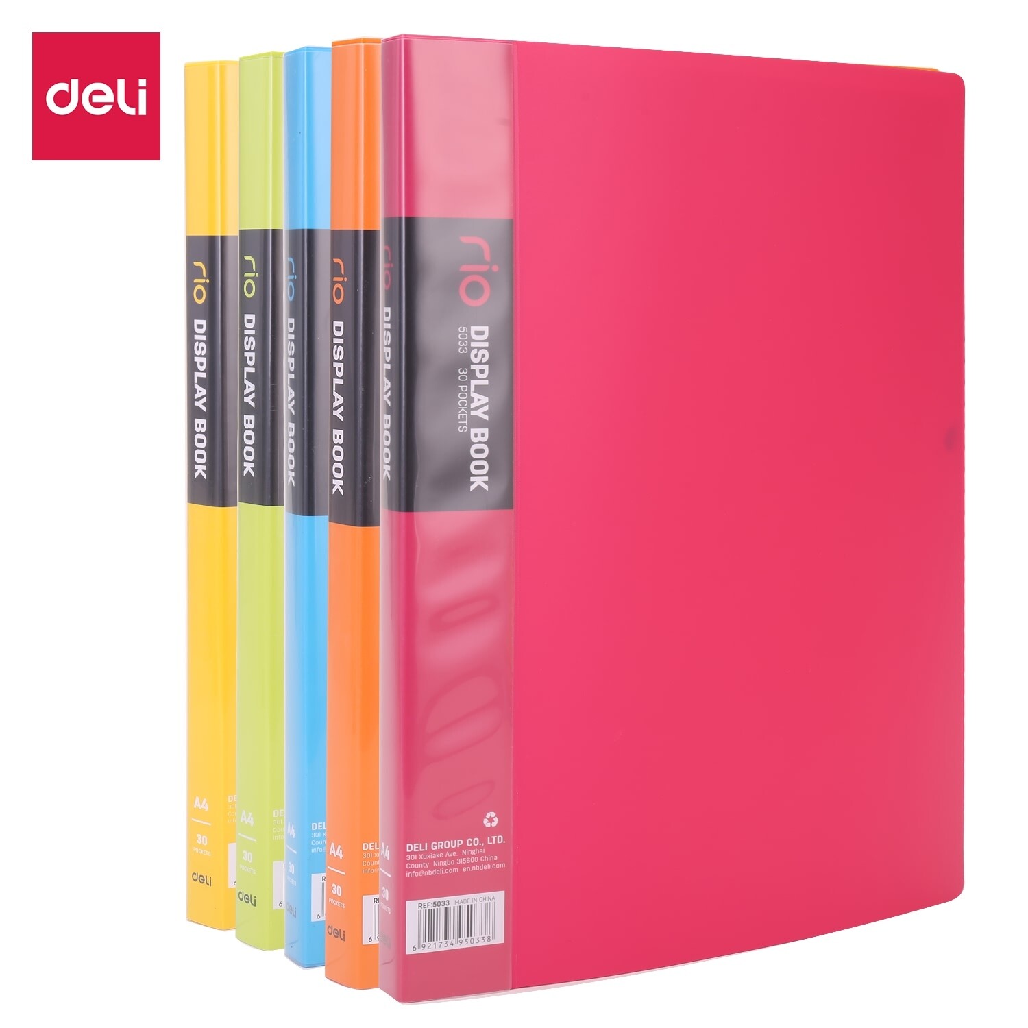 Deli - E5033 Display Book Clear Holder A4 (30 pockets)